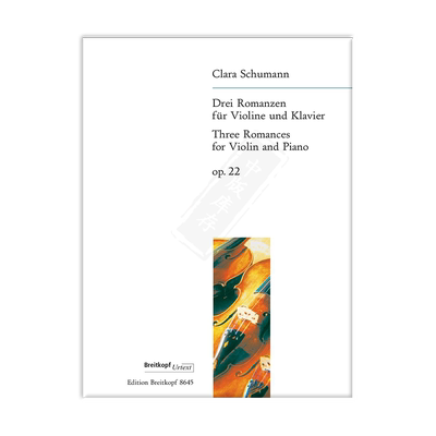 舒曼小提琴浪漫曲原版乐谱书