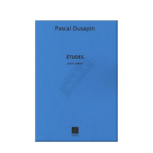 帕斯卡 杜萨平 钢琴练习曲 钢琴独奏 Salabert原版乐谱书 Pascal Dusapin Etudes for Piano solo HL50485551