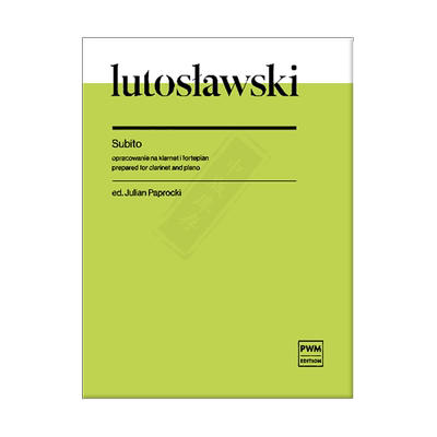 鲁托斯拉夫斯基急速单簧管与钢琴