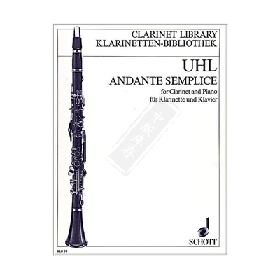 乌尔简单的行板单簧管和钢琴