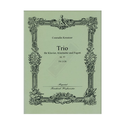 克鲁泽三重奏OP43单簧管巴松管