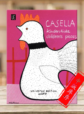 卡塞拉 钢琴儿童作品 11首 维也纳UE原版乐谱书 Alfredo Casella Children s Pieces for piano UE6878