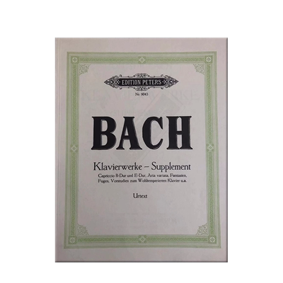 巴赫钢琴作品集独奏带指法