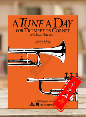 小号或短号每日练习卷一 Music Sales原版进口乐谱书 A Tune a Day for Trumpet or Cornet Vol 1 HL14034230