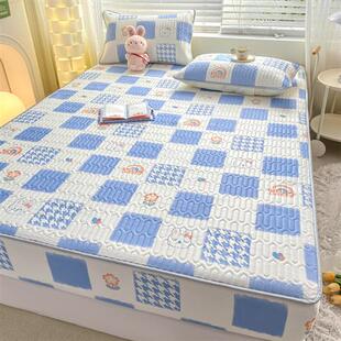 定制乳胶凉席床笠上下床榻榻米冰丝儿童床罩120x190x135x200薄垫