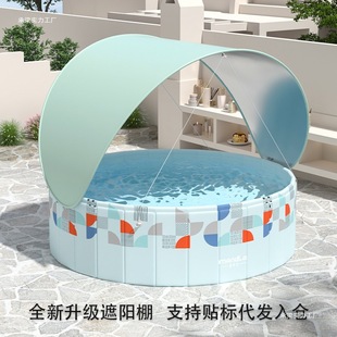 大型游泳池可折叠宝宝免充气泳池家用儿童家庭室外户外圆形戏水池