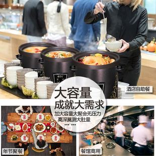 新品 陶瓷电炖煲紫砂锅商用大容量煮粥煲汤锅熬粥神器电炖锅电砂锅