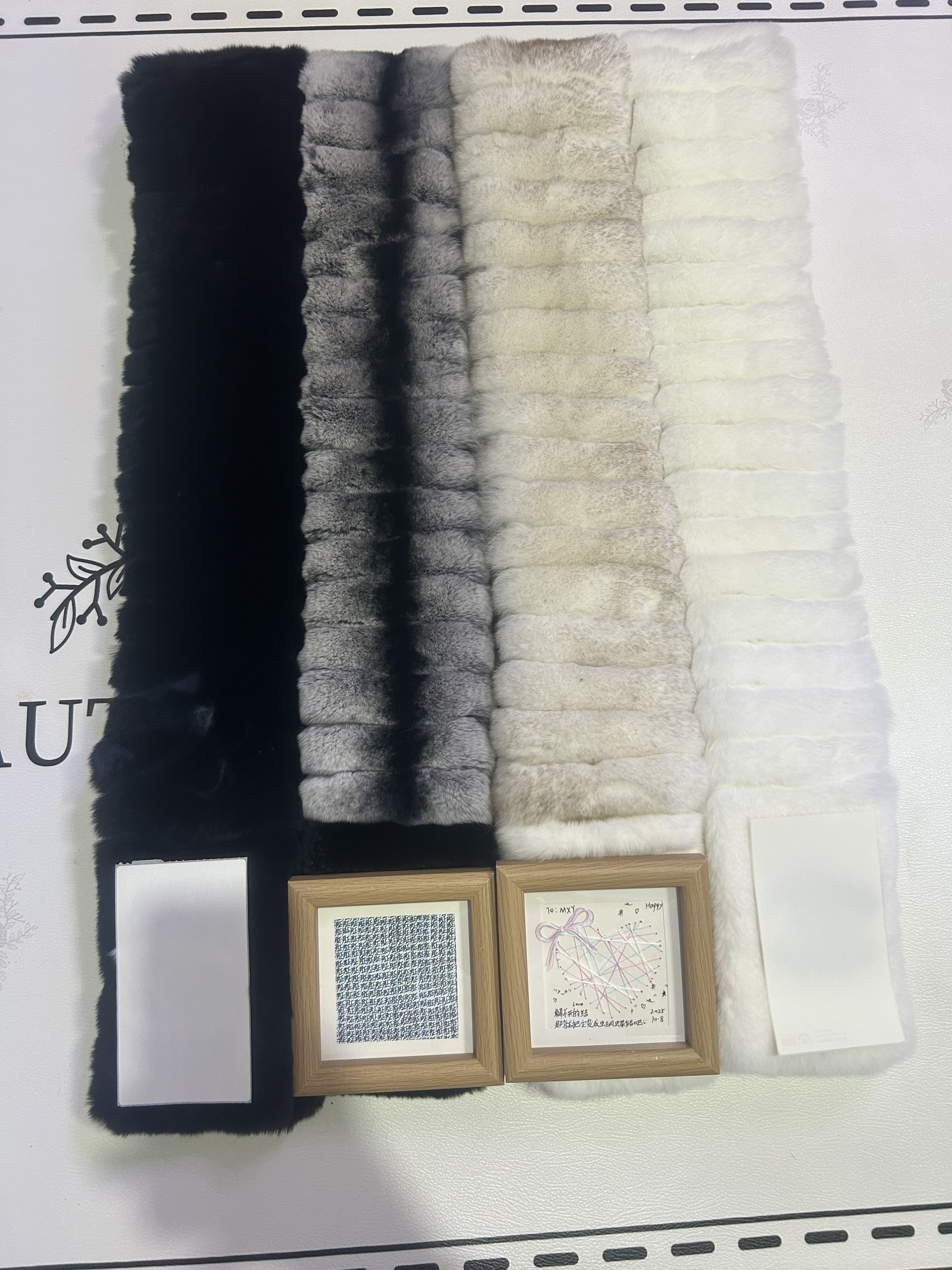 新款獭兔毛围巾冬季保暖加厚双面小香兔毛围脖毛绒皮草时尚披肩女