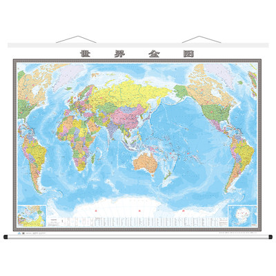 3米×2.2米超大尺寸世界地图