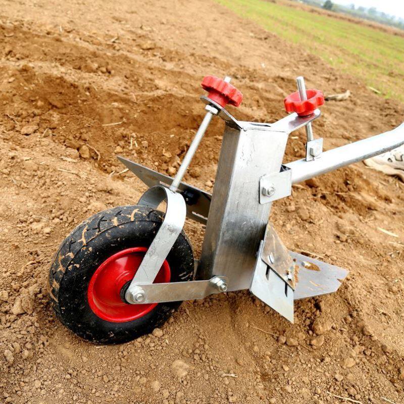 手拉犁人工小型开沟神器农用工具c犁地翻土松土起垄器翻地机耕地