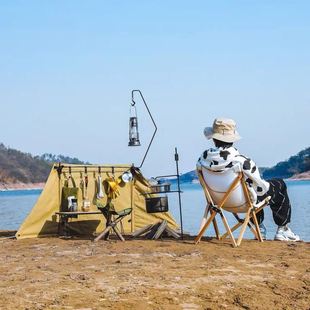 户外露营野餐阵幕挡风板野营野炊挡风屏篝火挡风墙 达克叔叔