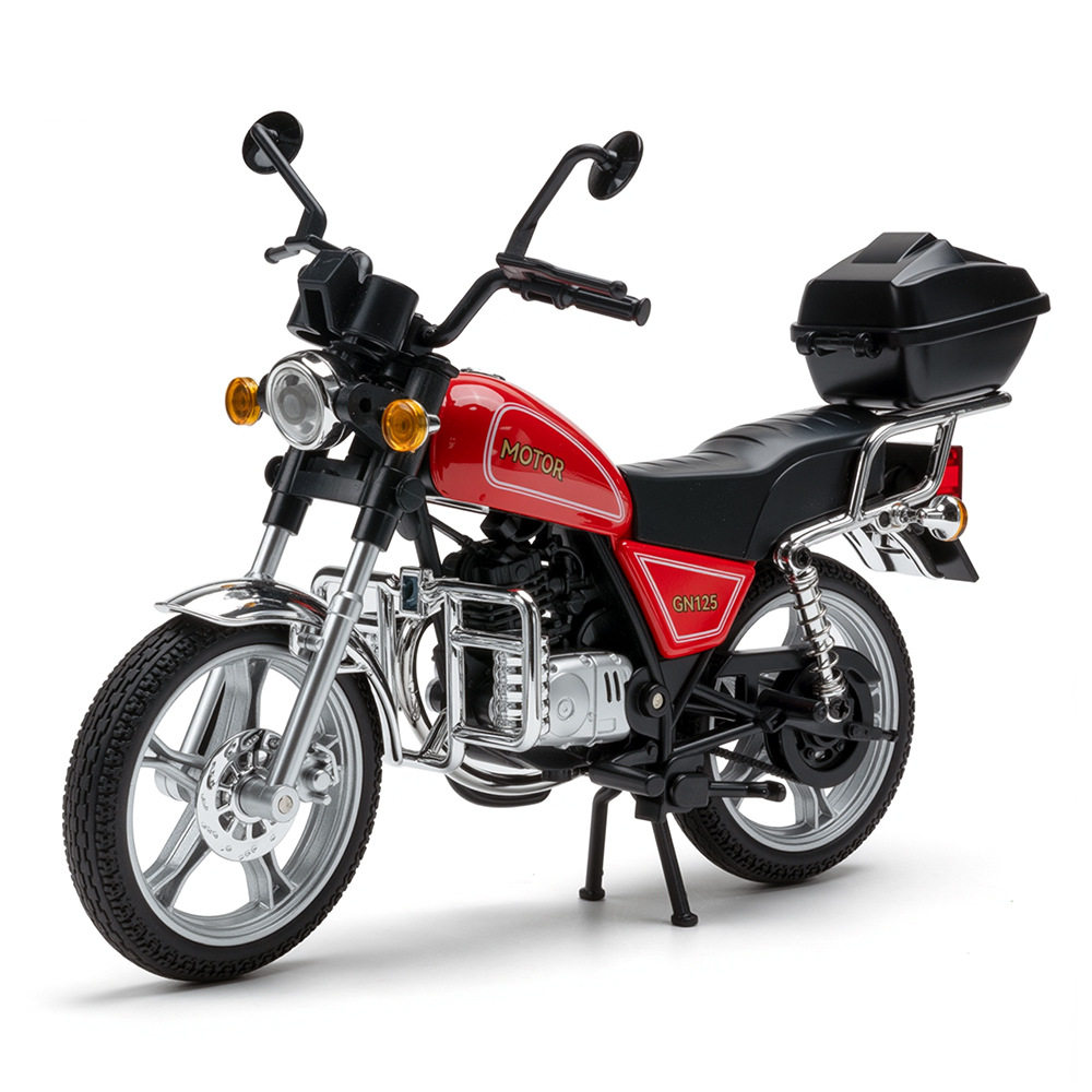 【OK573】(盒装)仿真1比12太子合金摩托车模型摆件玩具一件礼物