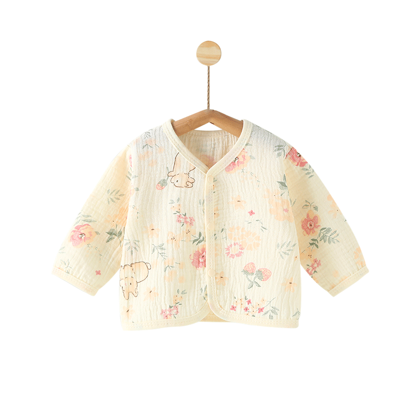 婴儿防晒衣夏季薄款空调服纯棉上衣开衫新生儿衣服宝宝小外套夏装
