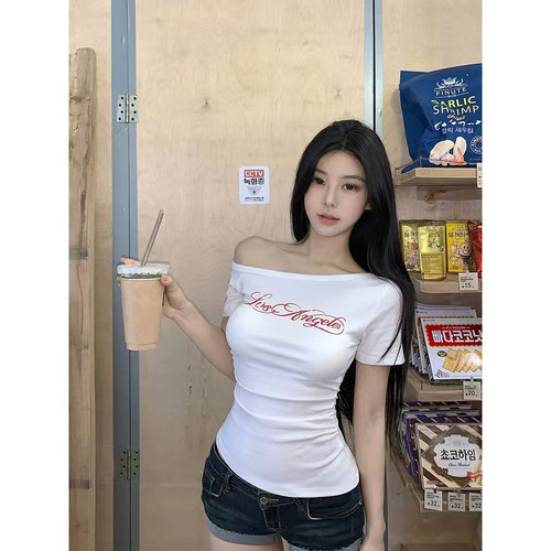 HIPHOPNINJA辣妹跳爵士舞KPOP短袖T恤女修身显瘦设计感上衣