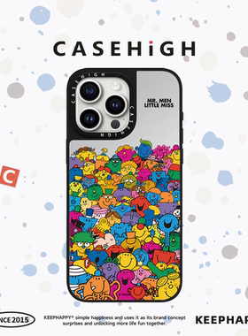 【C家】奇先生妙小姐黄色笑脸适用苹果17/16promax手机壳iphone17pro镜面MagSafe磁吸15/14p韩13pro可爱17Air