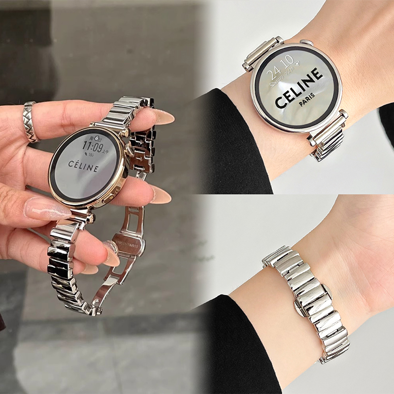 适用华为gt4表带不规则蝴蝶扣合金表带GT3watch43pro高级GT5男女