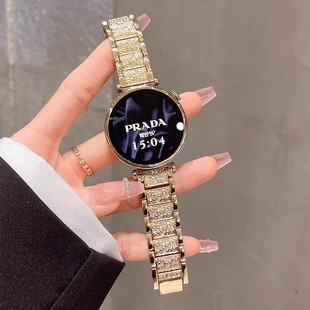 轻奢感细边款 满天星镶钻表带适用华为GT5gt4watch3proGT2fit3GT6