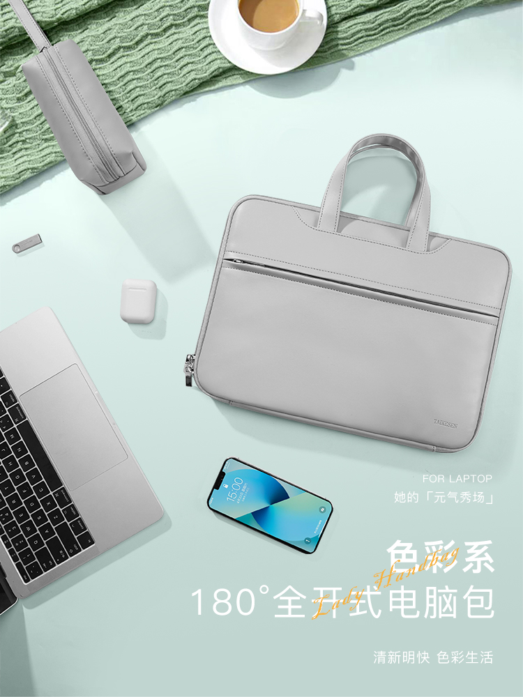 2022新款戴尔灵越13Pro游匣g15笔记本电脑包16英寸适用14寸手提差旅拉杆式g3内胆包游戏本15.6防水防震公文包