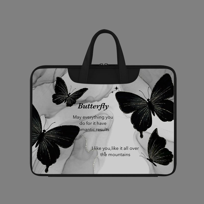 华硕笔记本电脑包天选5pro手提内胆包16英寸可爱创意卡通15.6寸适用于天选4少女ins风大容量毛绒便携抗震防水