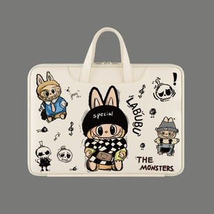 DELL戴尔笔记本电脑包15.6英寸灵越15适用于14plus 7440手提便携可爱卡通内胆包游匣G15大容量防水抗震收纳袋