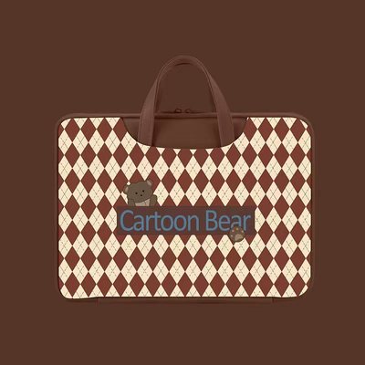 联想小新Y9000P拯救者笔记本电脑包16英寸Y7000P大容量15.6手提拉杆式内胆包适用于华为D16可爱卡通毛绒全包