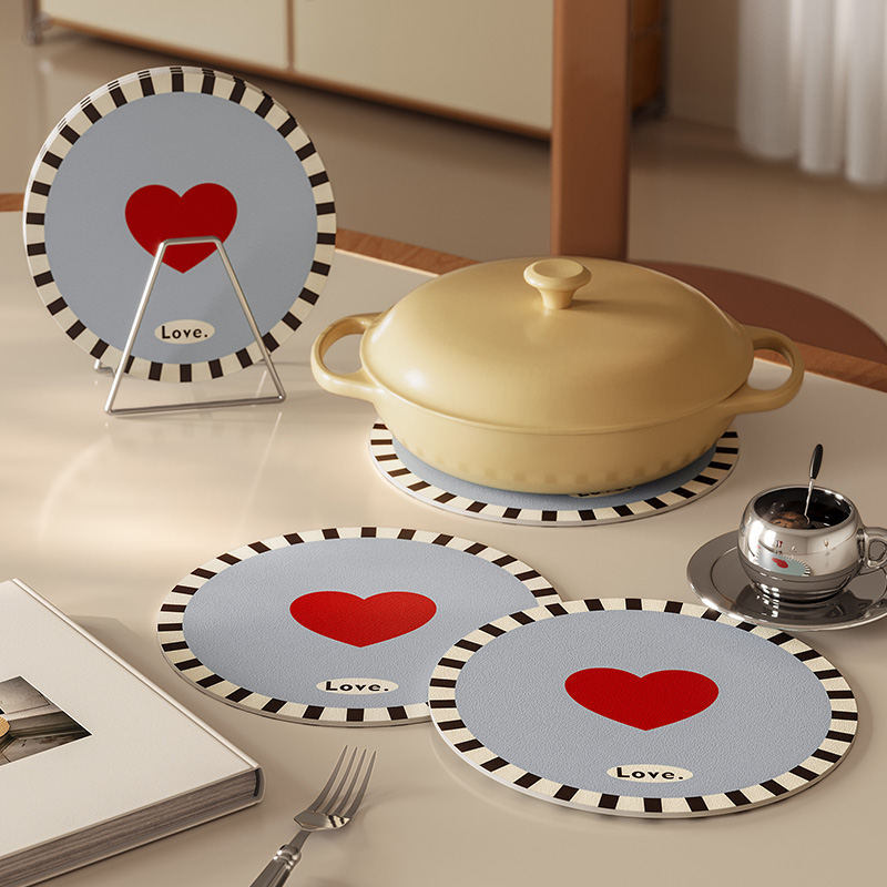 咖啡杯垫沥水垫硅藻泥西餐碗垫