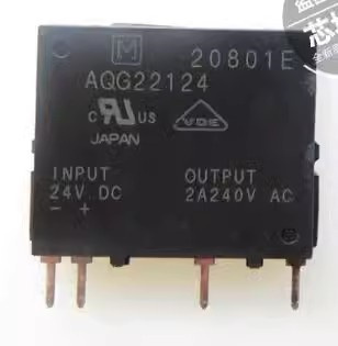 AQG22124 22124 进口原装松下固态继电器 4脚2 4V 2A 24VDC