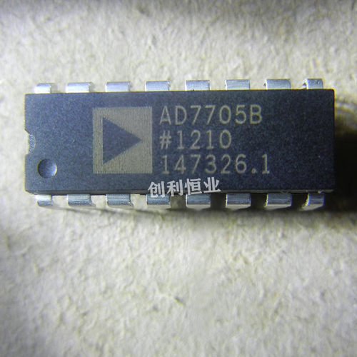 AD7705BNZ 丝印AD7705B 直插DIP16 模数转换器 全新进口原装现货