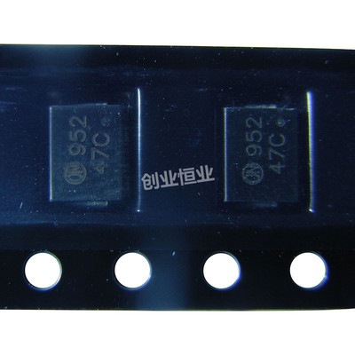 原装双向TVS瞬变抑制二极管600W 47V P6SMB47CAT3G 丝印：47C SMB