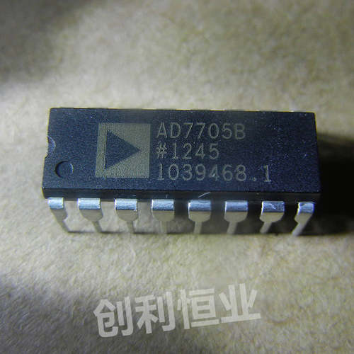 AD7705BNZ 丝印AD7705B 直插DIP16 模数转换器 全新进口原装现货
