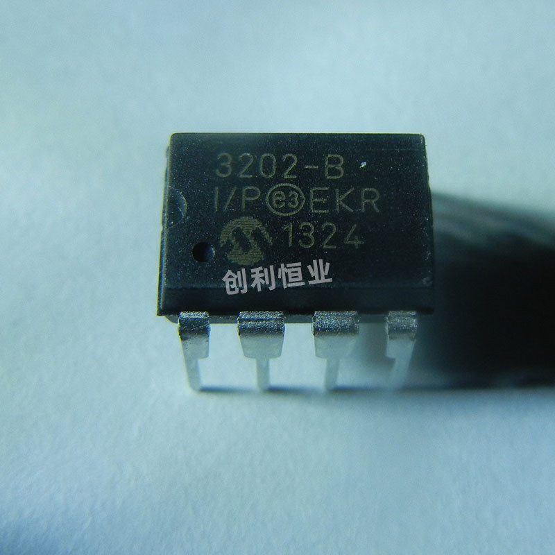 全新原装 MCP3202-BI/P 3202-B DIP-8 模数转换器
