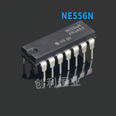 全新进口原装 NE556N NE556 直插 DIP14 双通道计时器芯片IC 正品