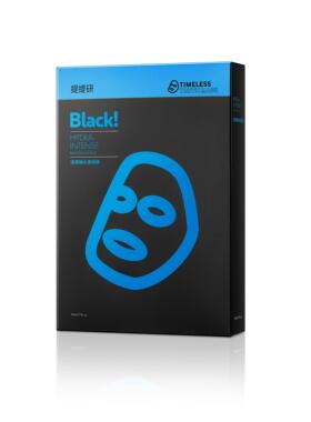 提提研浸润补水黑面膜保湿清洁肌肤免洗日本备长炭TTM台湾5片/盒