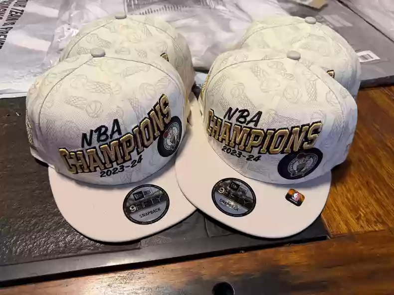 凯尔特人队 NBA 23-24赛季总冠军 颁奖帽