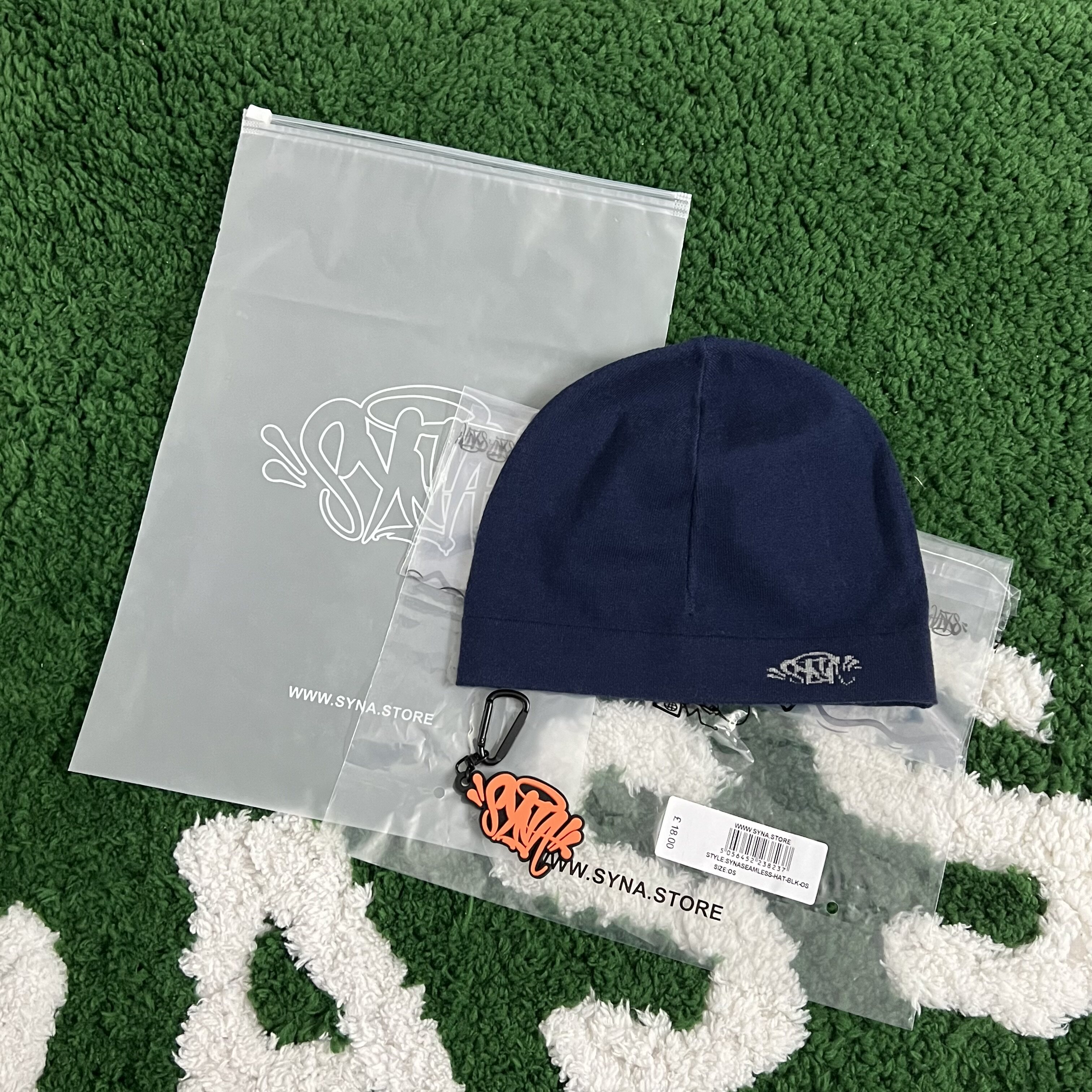 thumbnail for Syworld Cold Hat Beanie Jacquard Seamless Cold Hat Random Keychain