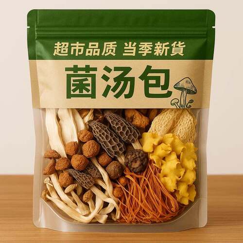 菌菇汤料包云南乾货七彩菌汤包滋补养生煲汤食材羊肚菌松茸炖鸡汤