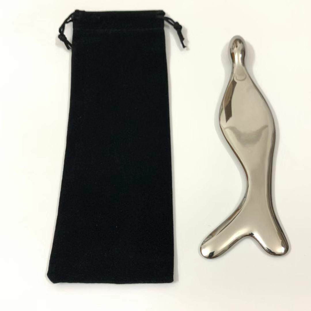 脸部 按摩护理 按摩器 IASTM 工具 不锈钢刮痧板 健身按摩器