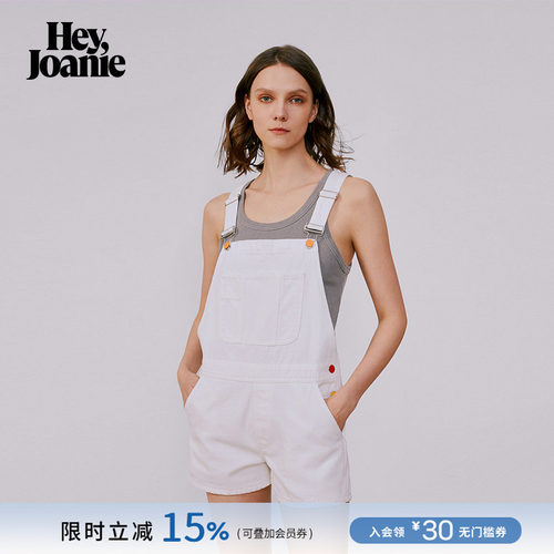 HeyJoanieHJ109背带牛仔短裤