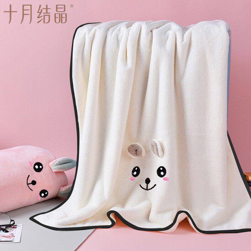 全棉纯棉十月结晶婴儿浴巾超软全棉新生初生宝宝儿童洗澡纯棉纱布
