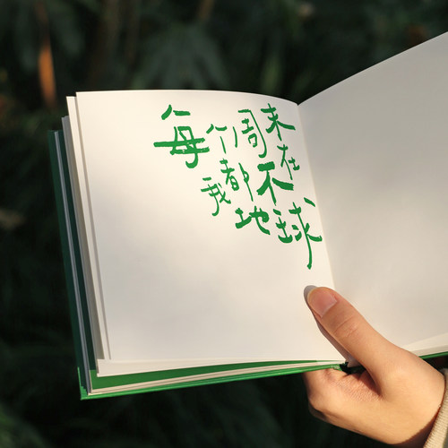 焦野绿诗歌手账本笔记本圣诞礼物