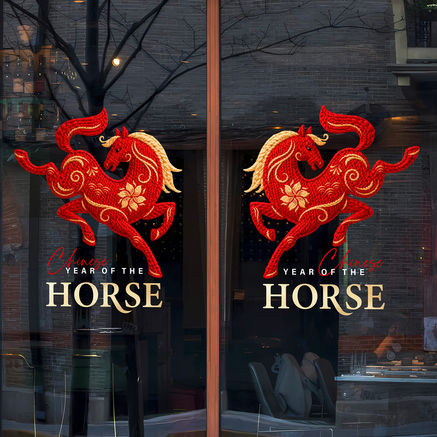 新年新春装饰品静电贴古典红整张贴画玻璃门橱窗贴纸过年喜庆布置,家居饰品,软装墙贴,淘宝优惠券,粉丝福利购,淘宝优惠卷