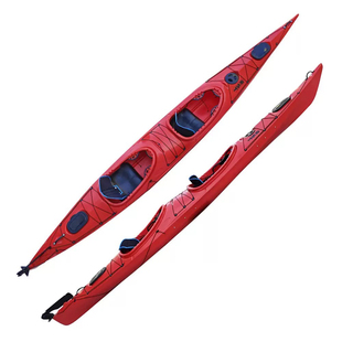 辰星CX520B双人海洋舟皮划艇硬艇塑料滚塑艇单人皮划艇