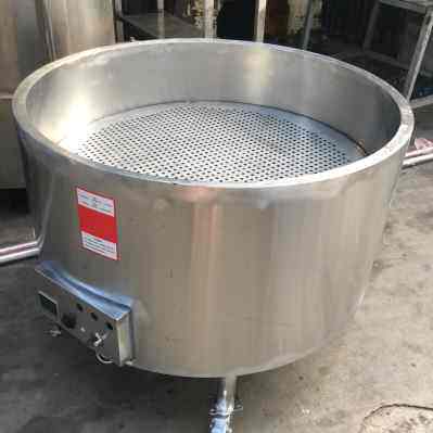 豆腐泡油炸锅电圆形油炸炉气炸鸡爪商用凤爪油炸机1米炸麻花豆腐