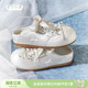 子 厚底增高鞋 TTKJ半包拖勃肯鞋 女春夏外穿懒人一脚蹬蝴蝶结大头鞋