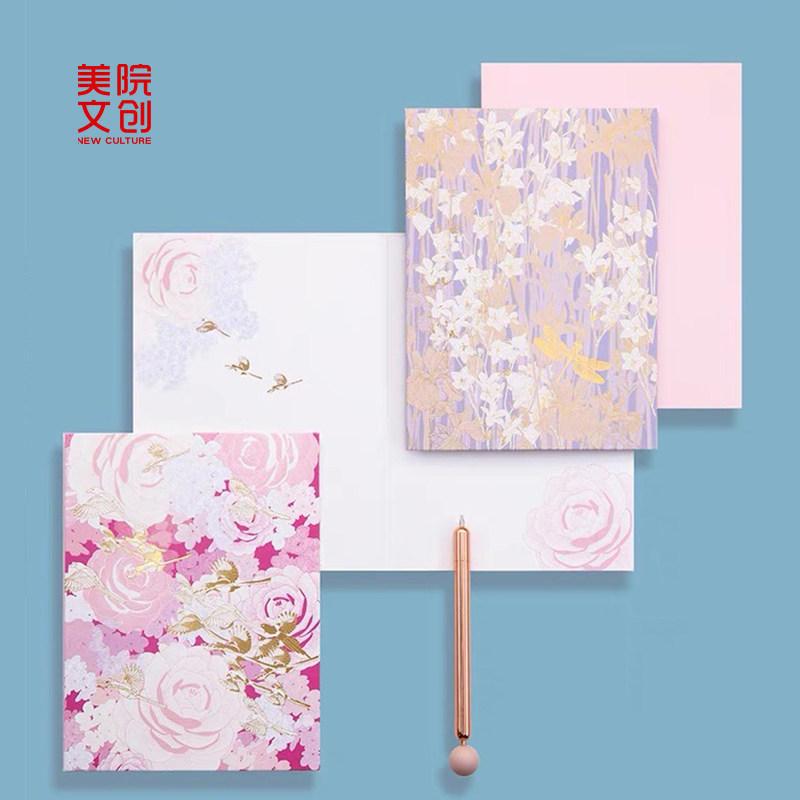 美院文创 ins风高级感烫金信封教师节老师祝福结婚小卡片生日贺卡图片