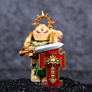 星际男人40K仔剑卫棋战游戏战战士积木玩具拼装灰锤骑士暗源极限