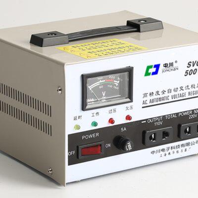 全铜高精度单相交流稳压电源稳压器SVC-500VA/0.5KW