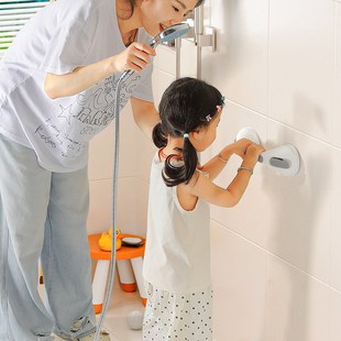 卫生间宝宝站立洗澡扶手浴室儿童免打G孔防滑安全吸盘孕妇防摔神