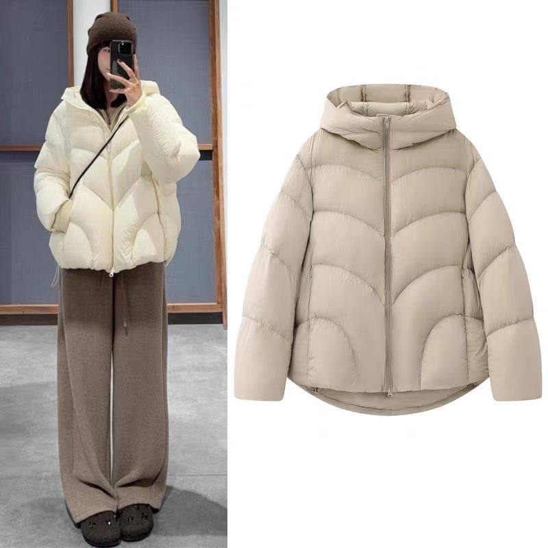 DN高端定制泡芙羽绒服女2025冬季新款连帽白鸭绒保暖显瘦百搭外套,女装/女士精品,羽绒服,淘宝优惠券,粉丝福利购,淘宝优惠卷