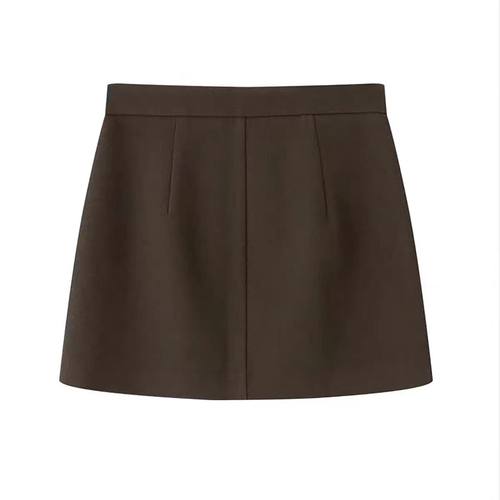 高腰A字半身裙女显瘦百搭